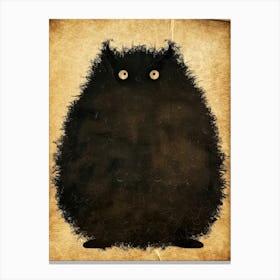 Owl Portrait Canvas Print