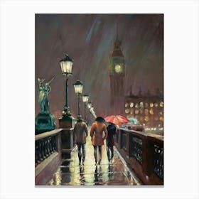 Big Ben At Night Canvas Print