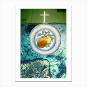 Lemons On The Cross Canvas Print