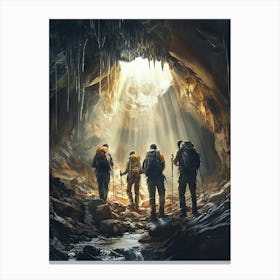 Caves In The Mountains Canvas Print