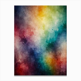 Abstract Watercolor Background 4 Canvas Print