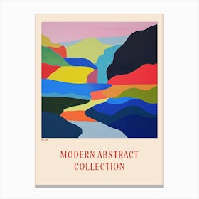 Modern Abstract Collection Poster 96 Canvas Print