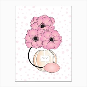 Chic Blooms Canvas Print