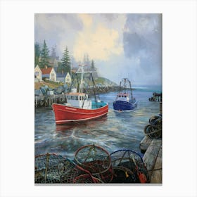 Fishing Boats Canvas Print