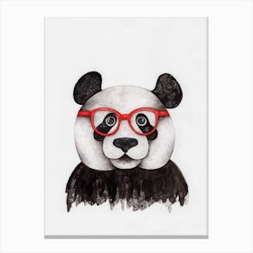 Panda Specs Canvas Print