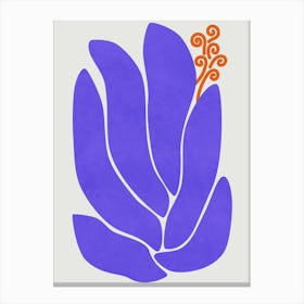 Blue Lily 1 Canvas Print