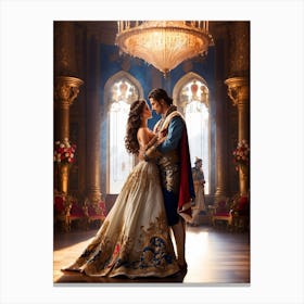 rhythm of king and queen Canvas Print