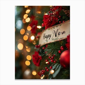 Happy New Year 142 Canvas Print