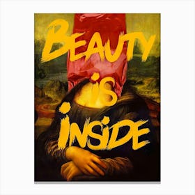 Beauty Is Inside Canvas Print