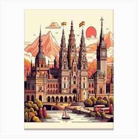 Spanish City 1 Canvas Print