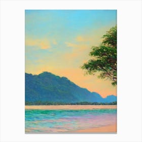 Tanjung Rhu Beach Langkawi Island Malaysia Monet Style Canvas Print