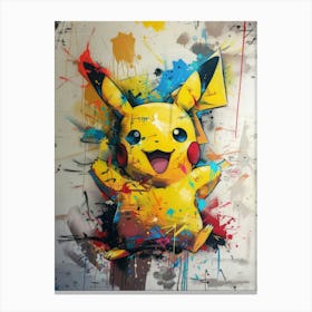 Pokemon Pikachu 7 Canvas Print