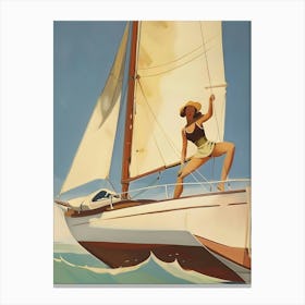 Sailor Girl Canvas Print