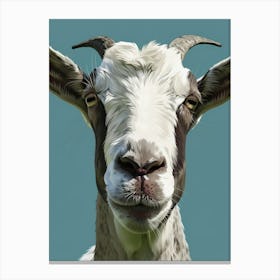 Goat Portrait Canvas Print