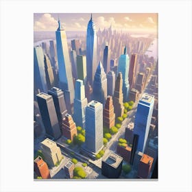 Cityscape 4 Canvas Print