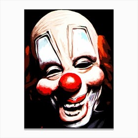 Clown Face Shawn Crahan slipknot music band Canvas Print