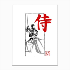 Kumitate Samurai Canvas Print