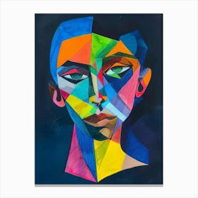 Abstract Portrait Of A Woman 40 Canvas Print