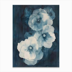 Blue Flowers 69 Canvas Print