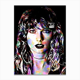 Taylor Swift Colorful 5 Leinwandbilder