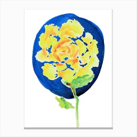 Yellow Rose Canvas Print