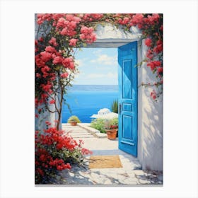 Blue Door 15 Canvas Print