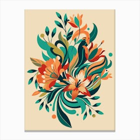 Floral Arrangement Canvas Print