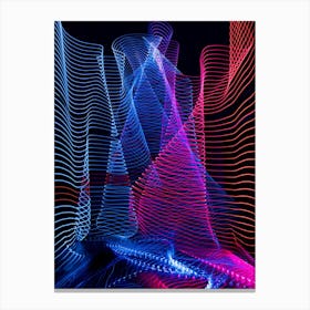 Abstract Light Painting 3 Canvas Print