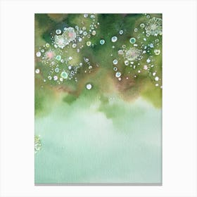 Moon Jellyfish II Storybook Watercolour Canvas Print