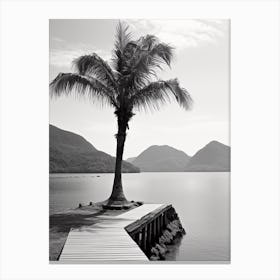 Langkawi, Malaysia, Black And White Old Photo 3 Canvas Print