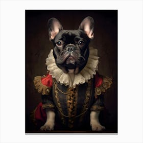 French Bulldog Baroque 1 Canvas Print