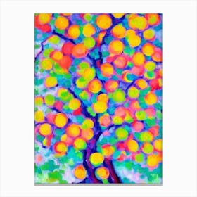 Bradford Pear tree Abstract Block Colour Canvas Print