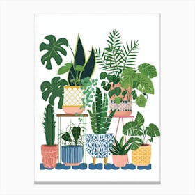 Houseplants 11 Canvas Print