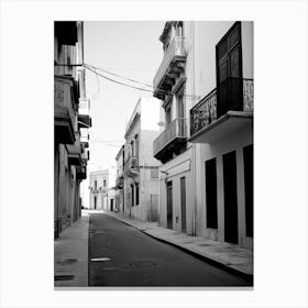 Brindisi, Italy, Black And White Photography 4 Canvas Print