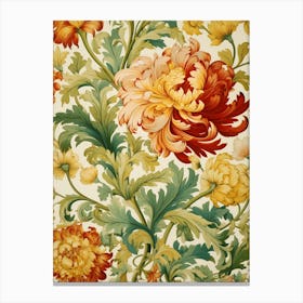 Floral Wallpaper 332 Canvas Print