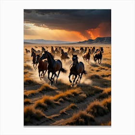 Wild Horses Canvas Print