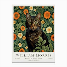 William Morris inspired cat print 8 Lienzos