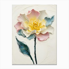 Abstract Flower Art Canvas Print