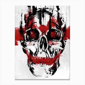 Ink Skull Canvas Print