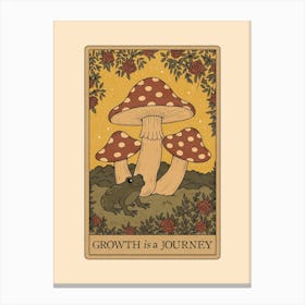 Growth Is A Journey Canvas Print