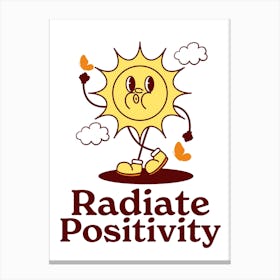 Radiant Positivity Canvas Print