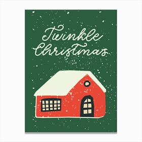 Twinkle Christmas Canvas Print