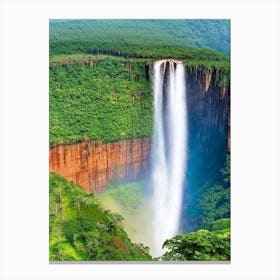 Kaieteur Falls, Guyana Majestic, Beautiful & Classic (1) Canvas Print