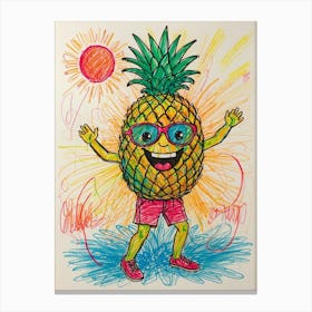 Pineapple 2 Canvas Print