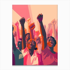 Black Women'S Rights Canvas Print