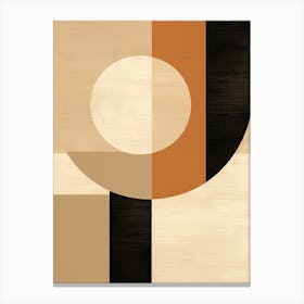 Geometric Fantasyland: Bauhaus Whispers Canvas Print