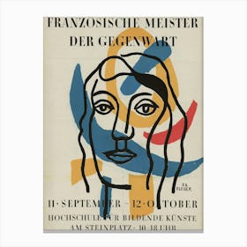 Fernand Léger Berliner Festwochen 1952, Französische Meister Der Gegenwart (1952) Canvas Print