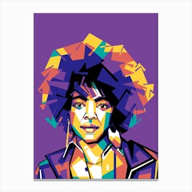 Lauryn Hill WPAP Canvas Print