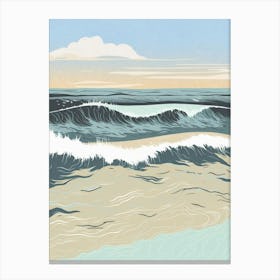 Day At The Beach Canvas Print