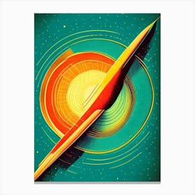 Astrophysics Vintage Sketch Space Canvas Print